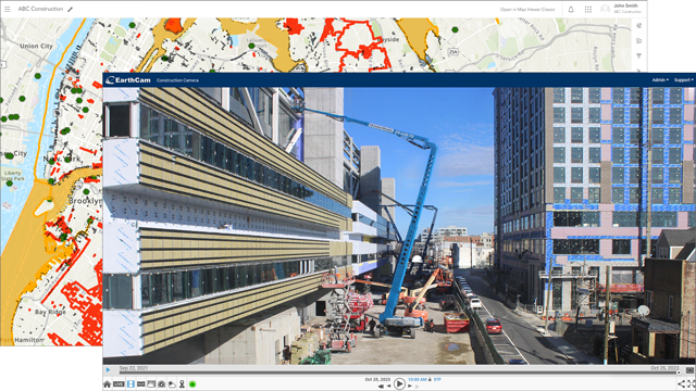 EarthCam Imagery & Esri Platform